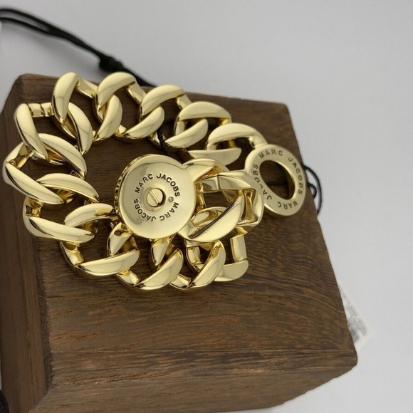 NWOT Marc Jacobs Katie Turn-lock Chain-Link Bracelet - Picture 1 of 4
